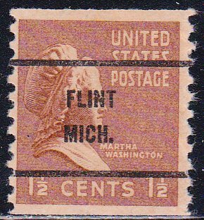 Precancel - Flint, MI PSS 840-61 - Bureau Issue