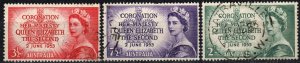 Australia #259-61  F-VF Used CV $2.75  (X1192)