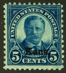 U.S. #663 MINT OG LH