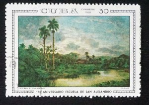 CUBA Sc# 1384  MUSEUM PAINTINGS  30c 1968  used cto