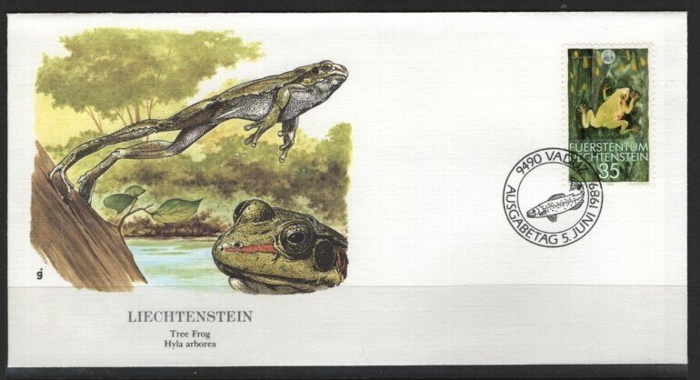 Liechtenstein Sc 907 Tree Frog L370