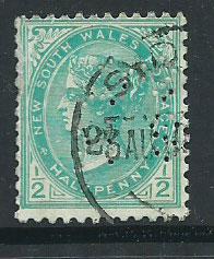 New South Wales SG 333 most likely perf 12 x 11½  perfin