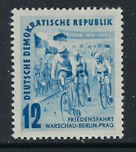 Germany DDR 98 MH 1952 Bicycle Race (ak3450)