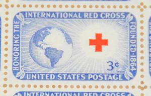 1952 sheet - International Red Cross - Sc# 1016