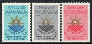 1160 - Iraq 1965 - Arab Insurance Federation - MNH Set