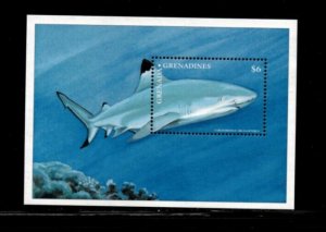 Grenadines 1997 - Underwater/Shark - Souvenir Stamp Sheet - Scott #2009 - MNH