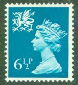 Great Britain - Wales 19 MNH 1 Ctr. Band BIN $0.50