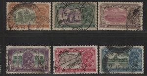 $India Sc#129-134 used VF, Complete set Cv. $49.80