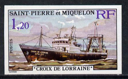 St Pierre & Miquelon 1976 Stern Trawlers 1f20 (Croix ...