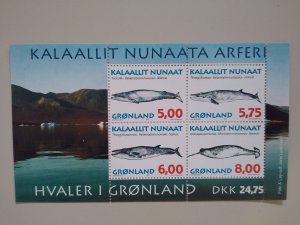 large item Greenland 322a souv sheet MNH CV $10