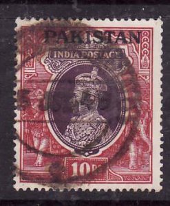 Pakistan-Sc#17- id5-used 10r KGVI-1947-