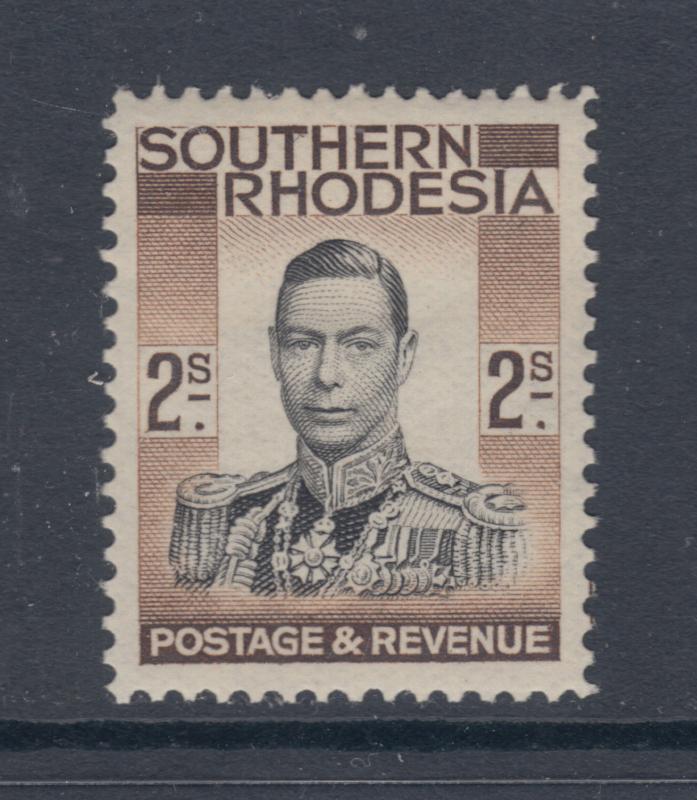 Southern Rhodesia Sc 52 MLH. 1937 2sh KGVI definitive, F-VF