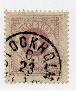 Sweden - Sc# 20 Used / Perf 14       /      Lot 1021027