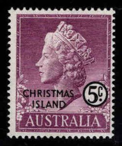 Christmas Island Scott 3 MH* 1958 QE2