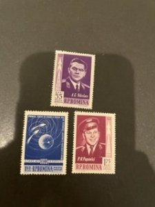 Romania sc C123-C125 MNH comp set