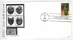 1989 RARE BT/JT CACHET 2426 THE AMERICAS + SAN JUAN PUERTO RICO 10 MADE