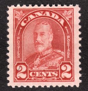 Canada Scott 165 die I  F to VF mint OG NH.