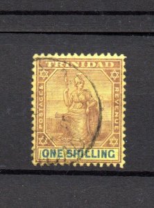 Trinidad 1904-09 1/- Black and Yellow SG141 Fine Used WS37103