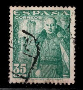 Spain Scott 762 Used Franco stamp