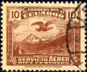 Condor Over :El Altar, Ecuador stamp SC#C51 used