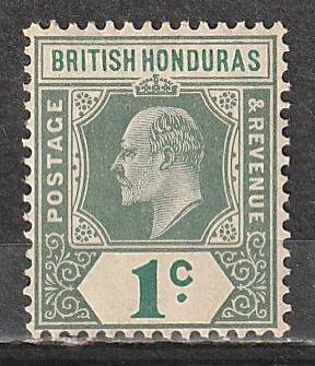 #62 British Honduras Mint OGLH Wmk 3