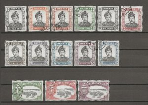 BRUNEI 1964/72 SG 118ab/129a, 130/131 USED