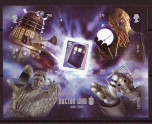 MS3451 2013 Dr Who miniature sheet UNMOUNTED MINT/MNH