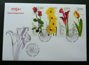 *FREE SHIP Iceland Flowers 2005 Flora Plant (stamp FDC)