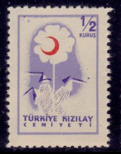 Turkey, 1957, Red Crescent, 1/2k, sc#RT207,  MNH