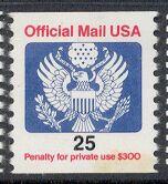 US Stamp #O141 MNH Official Coil Single