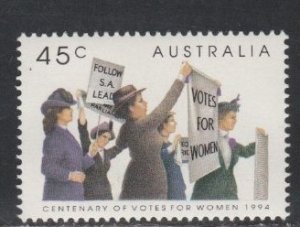 Australia # 1375, Women's Vote Centennial,, Mint NH