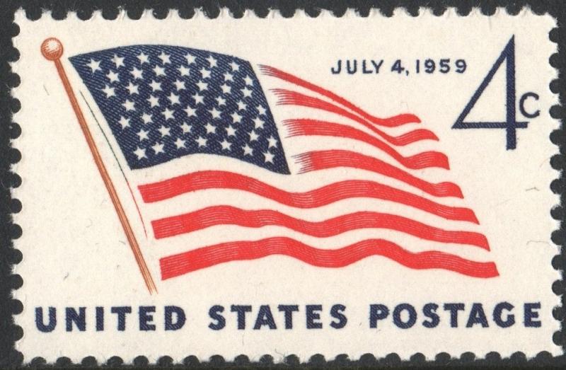 SC#1132 4¢ 49 Star Flag Issue (1959) MNH