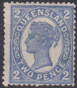 Queensland #114 F-VF Unused CV $6.25 (B4358)