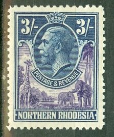 II: Northern Rhodesia 13 mint CV $50