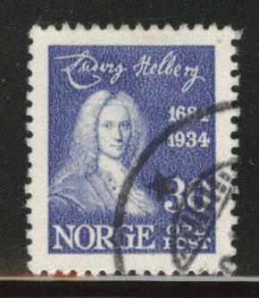 Norway Scott 161 used 1934 stamp CV$3.50