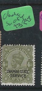 INDIA  CHAMBA (PP2807B)  KGV   4A SERVICE  SG O54    MOG