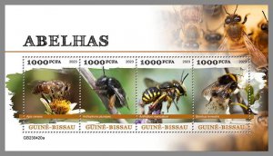 GUINEA-BISSAU 2023 MNH Bees M/S #420a