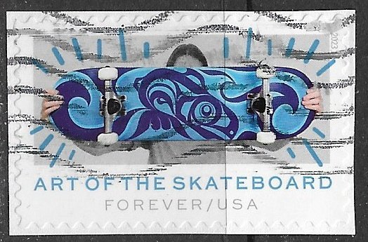 US ~ Scott # 5763 ~ Used on paper ~ The Art of the Skateboard