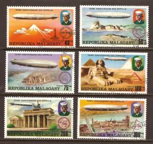Malagasy  Republic  #  545 - 48  and  C 158 - 59  used   CTO