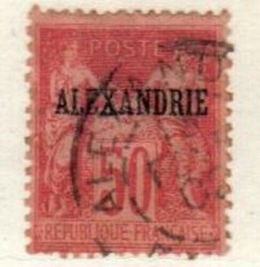 French Offices in Egypt: Alexandria Scott 12a Used [TH179]