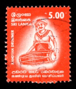 Sri Lanka 2001 Kandyan Drummer 5r Scott.1356 Used (#6)
