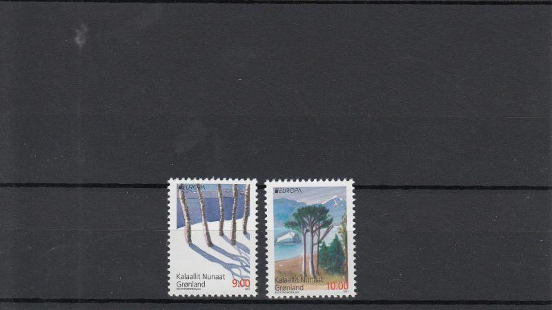 Greenland Kalaallit Nunaat 2011 MMH Europa Forests 2v Set Trees Mountains Lake 