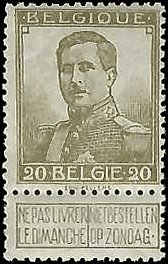 BELGIUM   #96 MNH (1)