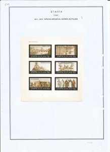 STAFFA - 1982 - Mediaeval Scenes - Sheet - Mint Light Hinged -Private Issue