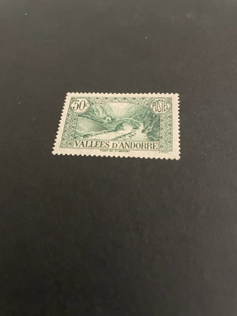 Andorra French Adm sc 38a MH
