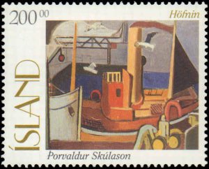 Iceland #836-837, Complete Set(2), 1997, Art, Never Hinged