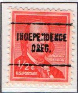 U.S. Precancel - Oregon, Independence