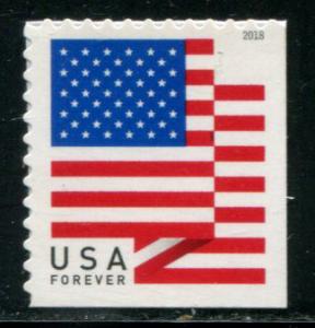 5262 US (50c) 2018 US Flag SA, MNH AP bklt sgl