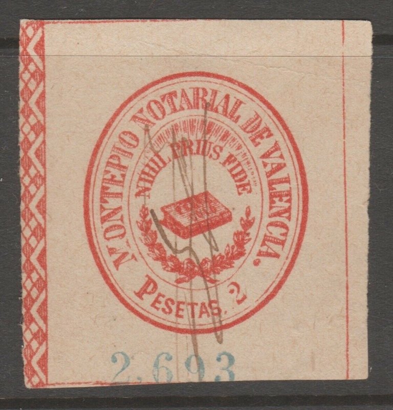 Spain Revenue Fiscal Stamp 7-20b-  scarce Legal and School