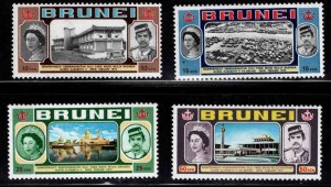 BRUNEI Scott 176-179  MNH** 1972  QE2 set